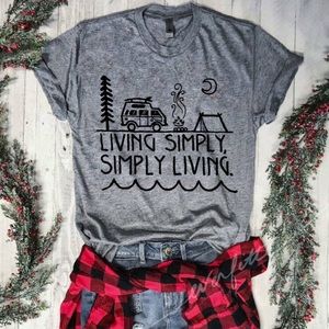 Living Simply Camper Graphic Tee